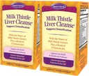 La leche secreta de la naturaleza Limpiador del hígado - Soportes Función sana del hígado " Detoxificación -18 Botánica de la lencería, dandelión, remolacha, " Artichoke - Antioxidante natural poderoso (Pack of 2)