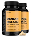 Nootrix Prime Brain Nootropic Suplemento  Apoya Memoria, Enfoque mental, Salud cognitiva &amp; Energía ← Mood saludable &amp; Brain Function ← Ginkgo Biloba, Lion's Mane & L Theanine TEN 180 Capsules