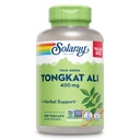 SOLARAY Tongkat Ali 400 mg - Longjack Tongkat Ali para Hombre - Herbal Support for Men's Health and Vitality - Vegan, Non-GMO, Lab Verified - 180 Servings, 180 VegCaps