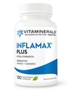 Vitaminerals® 121+ Inflamax® Plus ← Quercetin ← Proteolytic Enzymes  durable Ginger TEN Turmeric TEN VARD caps