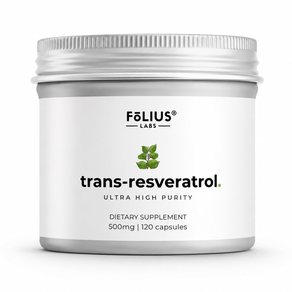 Ultra High Purity Resveratrol Capsules - 99% Trans-Resveratrol - Japonés Knotweed Extract - Apoyo inmunidad, Soporte Saludable envejecimiento - 120 Caps Reservatrol Suplemento