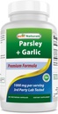 Best Naturals Parsley y Ajo 1000 mg por Servir 250 cápsulas vegetarianas. Gluten Free and Non-GMO.