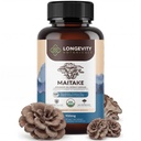 Longevity Botanicals Organic Maitake Mushroom Extract Capsules (120) ← Concentrado 10:1 Ratio tención 100% Fruiting Bodies  Grifola frondosa Natural Supplement for Gut Health &amp; Immunity Support
