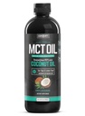 Onnit MCT Petróleo - Aceite de coco puro MCT, dieta cetogénica y paleo optimizado con C8, C10, ácido laúrico - perfecto para el café, las sacudidas y la cocina (Flavorless - 24oz)