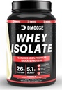 DMoose Whey Isolate Protein Powder I 26 g Protein I 5.1g BCAAS I Gluten Free I Helps Maintain Muscle Mass " Decrease Recovery Time I Chocolate &amp; Vanilla I 30 Servings