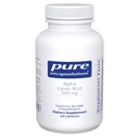 Encapsulaciones puras Ácido Lipoico alfa 600 mg - Suplemento ALA para el soporte de hígado, antioxidantes, salud nerviosa, salud cardiovascular y soporte de carbohidratos - ácido alfa lipoico Premium - 120 cápsulas