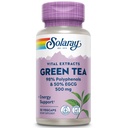 SOLARAY garantizado Potency Green Tea Leaf Extracto Doble Fuerza, Veg Cap (Btl-Plastic) 500mg  30ct