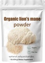 Piñón de león orgánico Polvo- León Mane Mushroom Suplemento Extracto Polvo