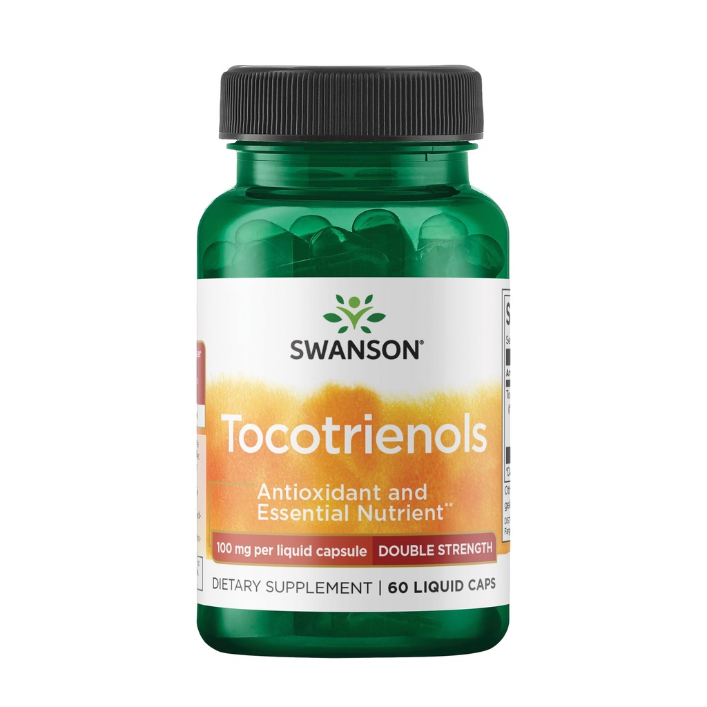Swanson doble fuerza tocotrienols - Antioxidante - (60 cápsulas líquidas, 100 mg cada uno)