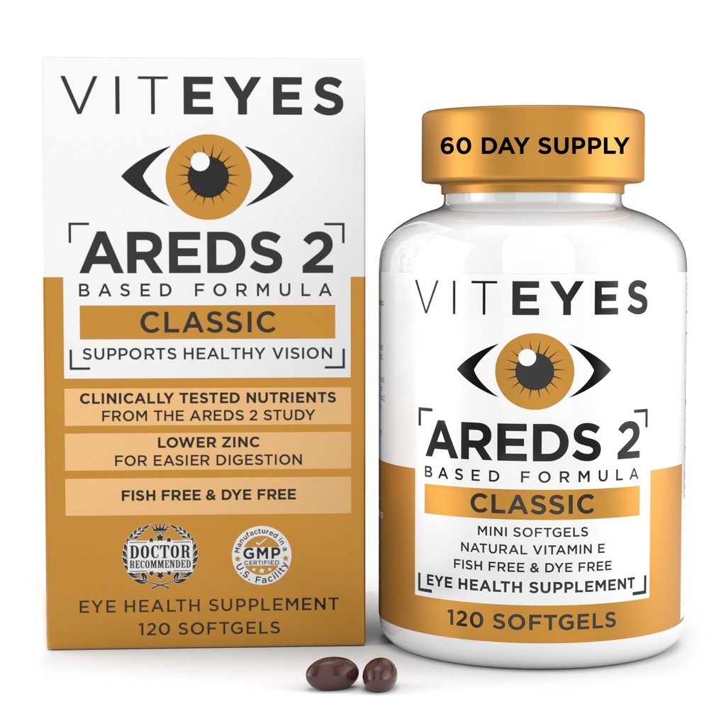VITEYES® AREDS 2 Softgels, 120 Cuenta - Single Daily Dose Eye Vitamin