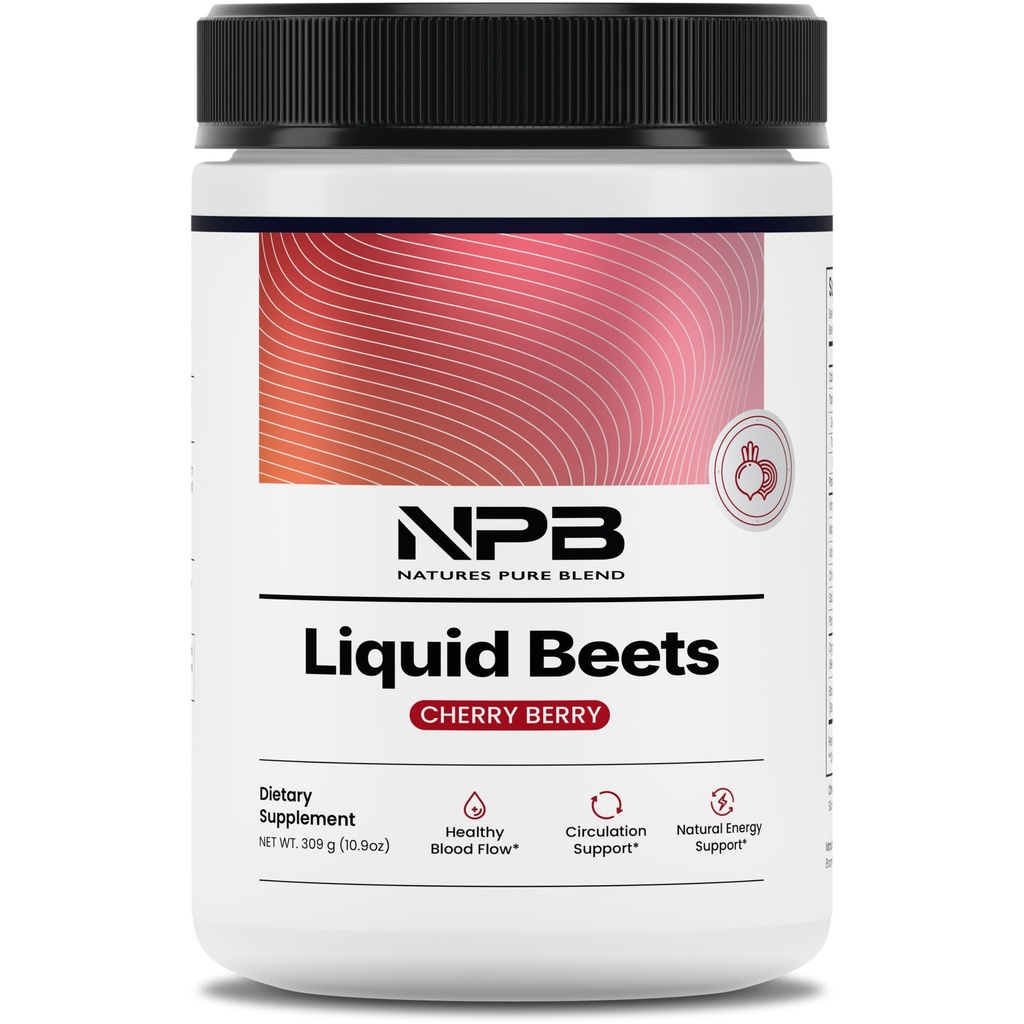 Booster de óxido nítrico L-Arginina – Beets líquidas para la circulación de flujo sanguíneo " Energía – Pre-Workout Endurance Support – 8.000 MG