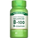 Verdad de la naturaleza Complejo de vitamina B tención 60 cápsulas ← High Potency B-100