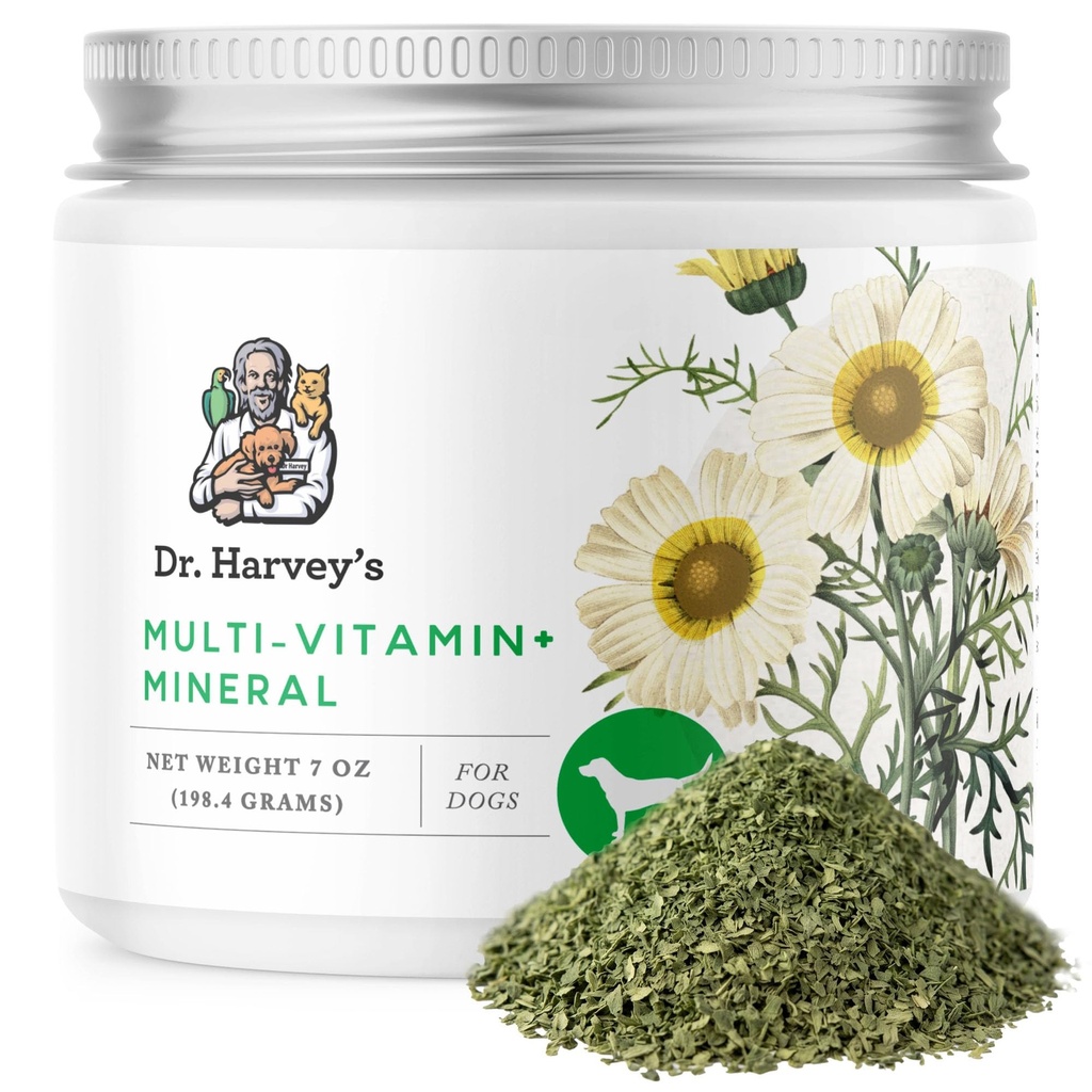 Herbal Herbal Multi-Vitamin y Suplemento Mineral para Perros (7 onzas)