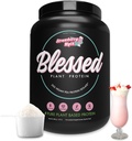 Beato Vegan Protein Powder - Planta base Protein Powder Meal Reemplazo Protein Shake, 23g de Pea Protein Powder, Dairy Free, Gluten Free, Soy Free, No Sugar Añadido, 30 Servings (Strawberry Mylk)
