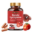 Licopene Capsules - Lycopene Suplemento 200mg con Reishi Mushroom 200mg, Natural Tomato Extracto Capsules de hongos para soporte de inmuno - Gluten-Free, Non-GMO