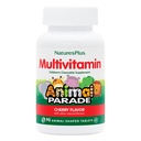 Natures Plus Animal Parade Multivitamin Children's Chewables - Cherry Flavor - 90 Animal-Shaped Tablets - Promueve Salud &amp; Bienestar - Vegetariano, Gluten Gratis - 45 Servings