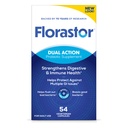 Probióticos Florastor para Salud Digestiva e Inmune, 54 cápsulas, Probióticos para Hombres Mujer, Ayuda a Flush Out Bad Bacteria, Boosts El Bien con Nuestro Strain Saccharomyces Boulardii, Embalaje Mayo Vary