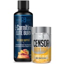 Censor NDS Nutrition Fat Loss-Body Toner con CLA (90 Softgels) & Siren Labs L-Carnitine Elite Burn Fat Loss Support Malibu Beach Blast 3000 mg (32 Servings)