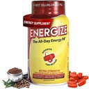 Energize Extra Strength Caffeine Pills, Fast Acting Long-Lasting Energy Pill with Extended Time Release Caffeine, Improved Clarity & Energy Support for Men &amp; Women, No Jitters, No Crash (60 Tablets)