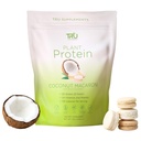 TRU Suplementos Pólvora de proteínas con base vegetal, BCAA, EAA, 20g Arroz de Brown vegano &amp; Pea Proteína, 100 Calories, 27 Vitaminas, Sin Sabores Artificiales 25 Serviciones (Cococo Macaron)