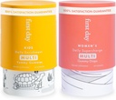 PRIMERA DÍA Multivitamina Gummies Bundle for Women &amp; Kids – Vitaminas A, B, C, D &amp; K + Folate, Magnesium, Zinc, Biotin &amp; Más – Hecho w / Frutas Orgánicas &amp; Veggies, Sólo 2g Sugar – 2-Pk, 30 Day Supply
