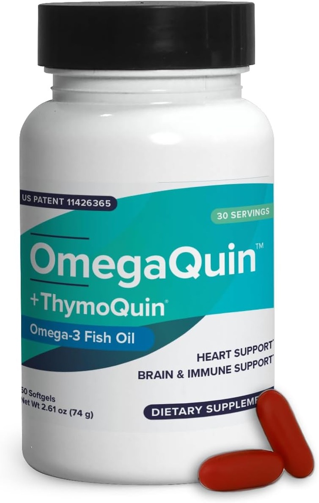 Petróleo de semilla negra OmegaQuin + Vivo Mega Fish Oil ← Omega-3 sinérgico
