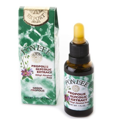 PONLEE Brazil Green Bee Propolis Liquid Extract No Alcohol 30ML 1 Pack
