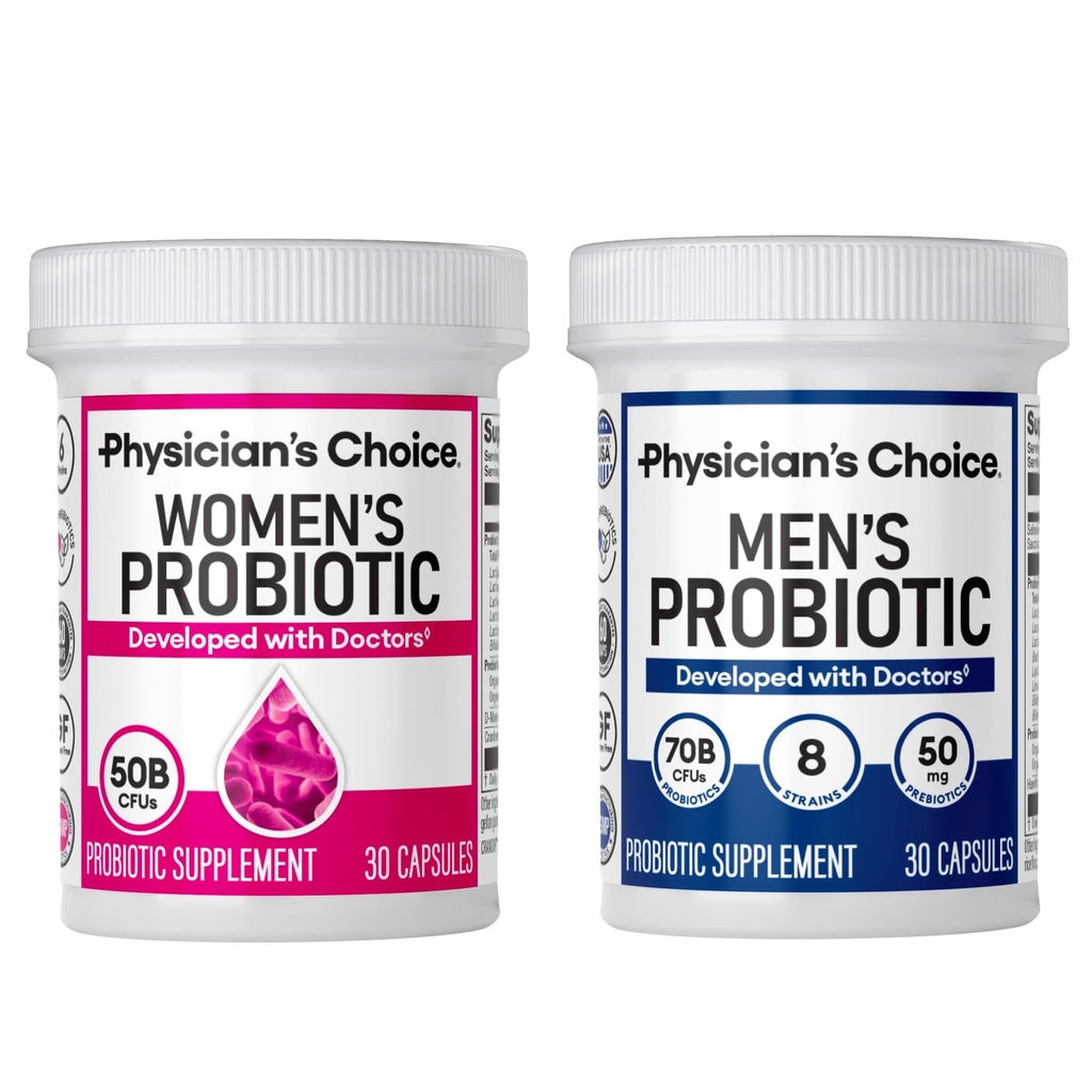 Su grupo probiótico - Hombres Probiótico(30ct) + Mujeres Probiótica(30ct)