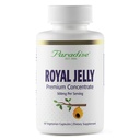 Paradise Herbs Royal Jelly, Golden Emperor, Super Potent, Ultra Pure, Vegan, Gluten Free, Non-GMO, Freeze-Dried Concentrate, 60 Conde Vegetarian Capsules