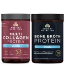 Antigua Nutrición Multi Collagen Protein Polvo, Vainilla, 24 Servimientos + Bono Broth Protein Polvo, Vainilla, 20 Servimientos