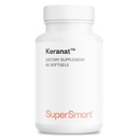 Supersmart - Keranat (Fórmula avanzada con biotina) - Suplemento para el cabello para el volumen &amp; crecimiento - Pérdida del cabello Vitaminas ← No GMO &amp; Gluten Gratis - 60 Softgels