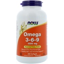 AHORA Alimentos 2 Pack Omega 3-6-9, 1000 mg, 250 Softgels