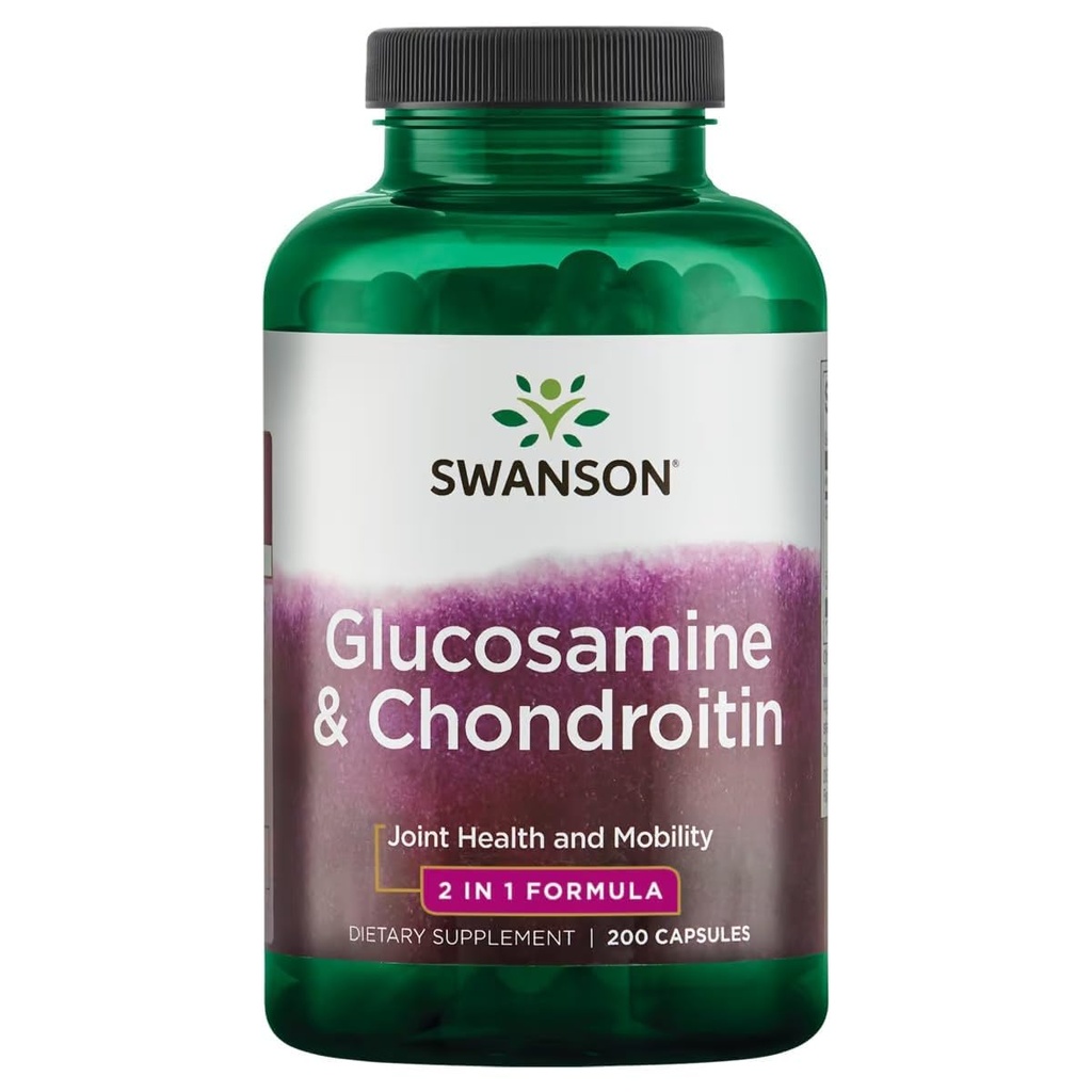 Swanson Glucosamine " Condroitin Combo 500/250 Milligrams 200 Capsules