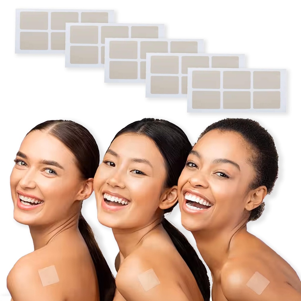 Patches de energía (30 Pack) ← Plant-Based, Water-Resistant ← Ingredientes Naturales para Focus, Mood & Energy ← Vitamin B1, B7, B2, B9, B3, B12, B5, B6 Silencio diario para hombres y mujeres