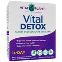 Vital Planet - Vital Detox con Leche Thistle, Quercetin, Alfa Lipoic Acid, Choline, y Herbs, para el Gas y Bloating ocasionales, soporta saludable equilibrio intestinal, 2-Parte 14 Day Kit, 56 cápsulas
