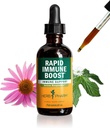 Herb Pharm Organic Rapid Immune Boost: Fast-Absorbing Tincture for Adults, Echinacea Tincture with Goldenseal, Ginger Extract " Elderberry, Immune Support Suplemento " Wellness Aid, 2 Oz