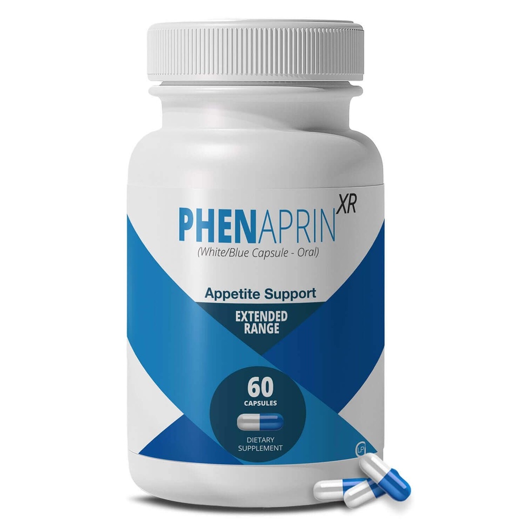 PhenAprin XR Maximum Strength Appetite Suppressant &amp; Hunger Control ¦ Advanced Weight Loss Diet Pills for Women &amp; Men ¦ Extended Release Glucomannan Fiber Complex