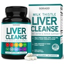 Liver Cleanse Detox " Repair 27 in 1 Formula - Milk Thistle, Dandelion Root, Turmeric, Artichoke Extract " Más - Liver Detox Support Supplement - 3rd Party Tested, Vegan Safe " USA Made (60 Count)