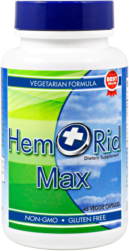 HemRid Max - Alivio Hemorrhoid rápido. Consigue las píldoras hemorroideas que realmente funcionan. Funciona en sólo 2-5 días.