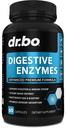 Enzimas digestivas Suplementos Planta Basada - Pancreático &amp; Proteolíticos Super Digestión Enzima Suplemento Pills Ayuda para Bloating Relief for Women &amp; Hombre - Lipase, Amylase, Bromelain, Protease &amp; Cellulase