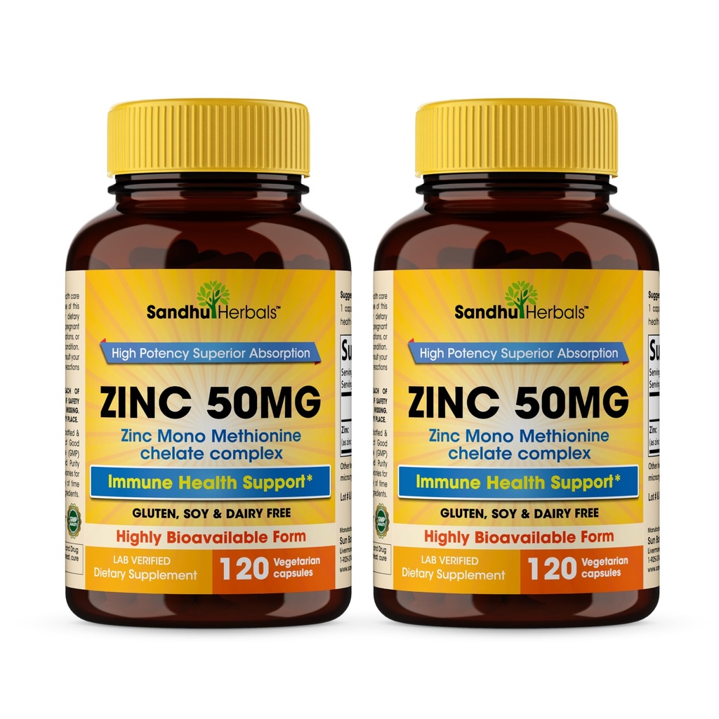 Zinc 50mg cápsulas para hombres y mujeres, 240 cuenta ← Altamente Absorbable suplementos de zinc para el sistema inmunitario Apoyo ¦ Zink 50 mg Mono Metionina Complejo Chelated ← Ayuda con la salud de la piel &amp; La inmunidad general