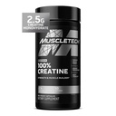 MuscleTech Platinum Creatine Monohydrate Capsules - Creapure Creatine Pre &amp; Post Workout Muscle Builder, Muscle Recovery & Energy Boosting Supplement for Men & Mujer - 100 Veggie Pills