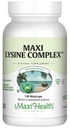 Complejo de Lysine Maxi Health con Probióticos - L-Lysine 1000mg para Protein Synthesis Canker Sores, y Skin – 60 cápsulas