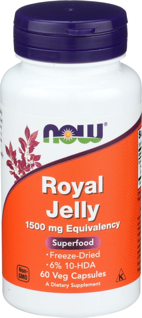 Ahora Foods Jelly 1500Mg 60 Cap Royal, 60 CT