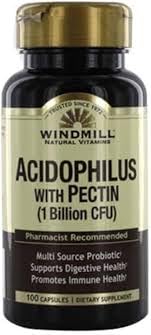 Windmill Acidophilus con Pectin Capsules, 100.0 Conde