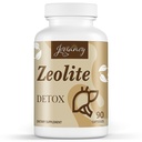 Zeolite Detox Capsules, Charcoal Activado Orgánico, Arcilla Bentonita, 1-2 μm Clinoptilolite, Absorción Máxima, Gut Liver Detox Limpiar Cuerpo Completo para Mujeres Hombres, 90 cápsulas