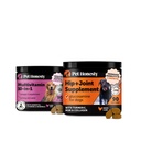 10 en 1 Multivitamin + Hip &amp; Joint Health Soft Chew Supplement Bundle - Dog Vitamins - Glucosamine Chondroitin, Omegas, Turmeric y MSM para la salud general del perro, suplemento conjunto para perros.