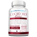 Aprobado Science® CoQ10 MD - Extra Strength 300mg CoQ10 puro con Bioperine® para la absorción más rápida - Soporte óptimo - 3 meses de suministro