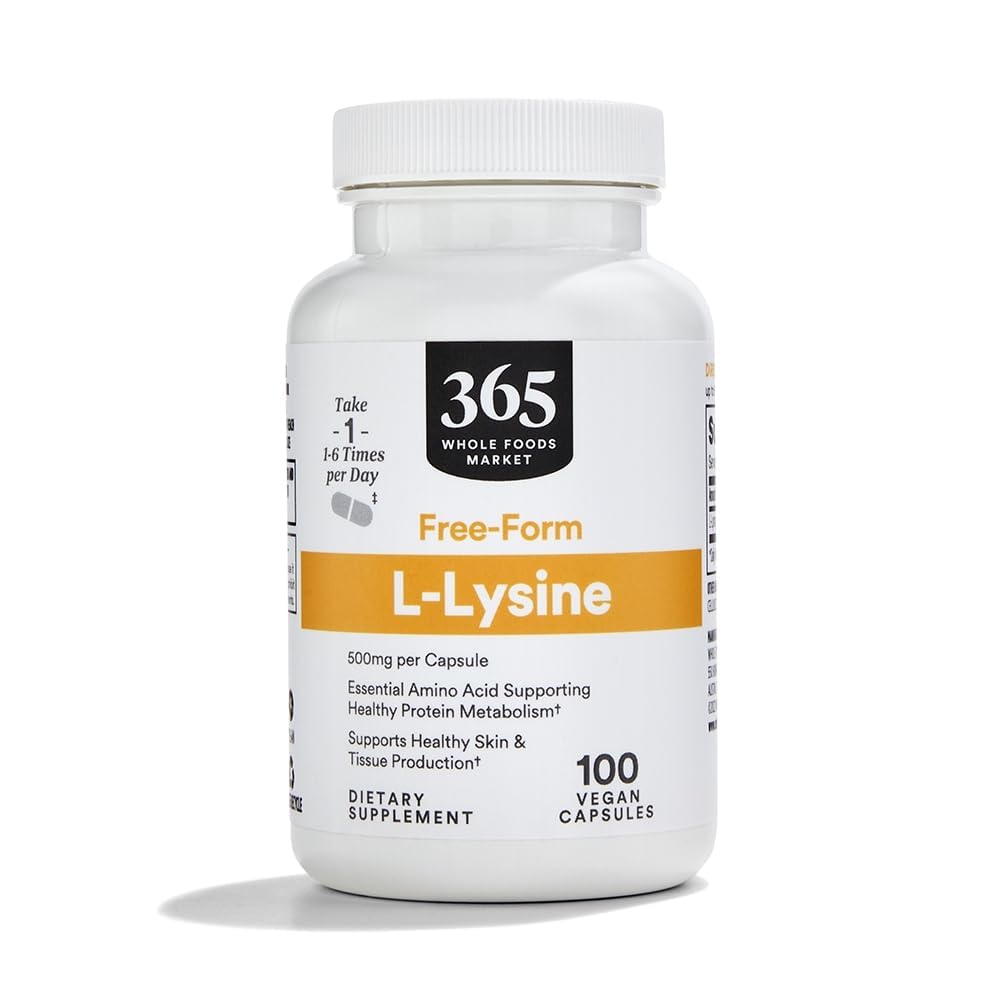 365 por Whole Foods Market, L-Lysine 500mg, 100 Cuenta