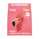 BIRDMAN Fitmingo Vegan Protein Powder con Inositol, Colagen Boosters, Acido Hialurónico y Vitaminas ANTE Bajo Carb, Dairy Free, Baja Calorie Ø 23g Planta Basada Blueberry Protein Polvo con Myo-Inositol